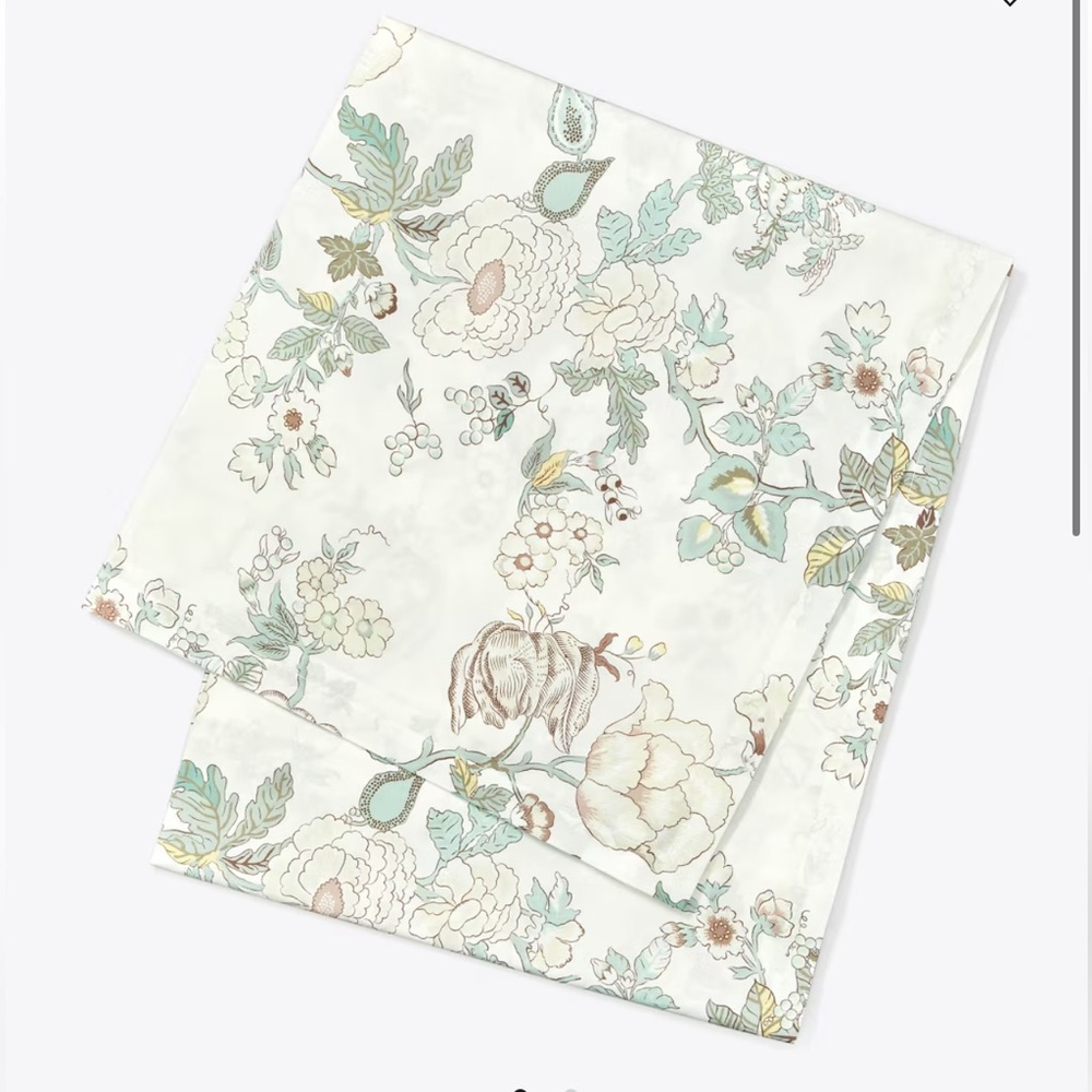 Tory Burch Happy Times Bouquet 70”x 70” Square Tablecloth